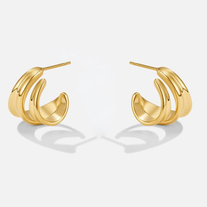 Twisted Ivana Hoop Earrings