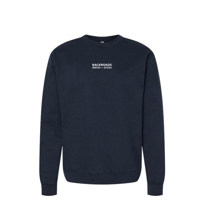 Unisex BackRoads Word Logo Crew Sweater 2.0