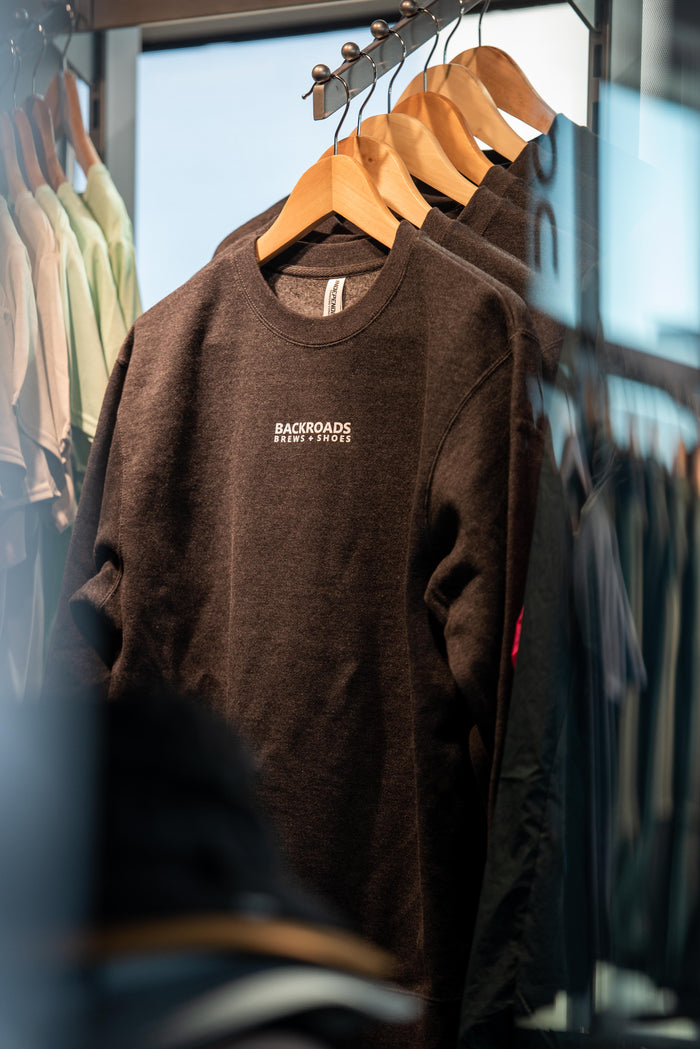 Unisex BackRoads Word Logo Crew Sweater 2.0