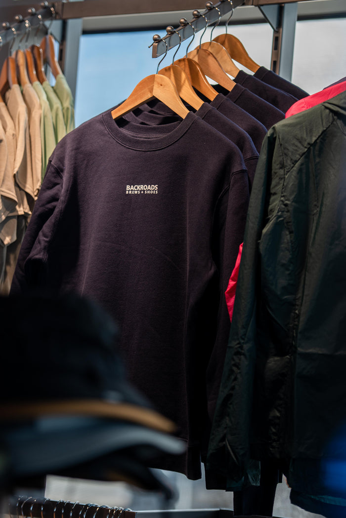 Unisex BackRoads Word Logo Crew Sweater 2.0