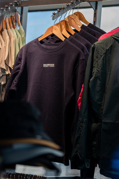 Unisex BackRoads Word Logo Crew Sweater 2.0