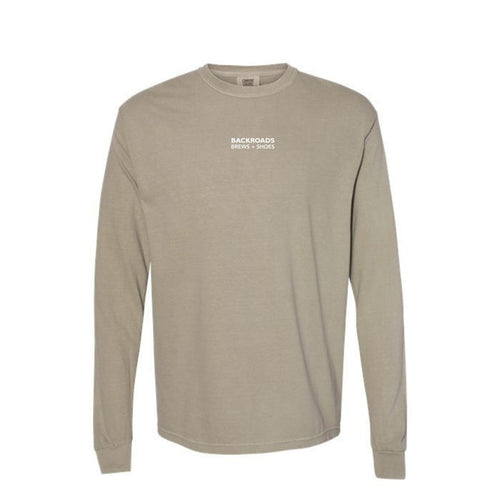 Unisex BackRoads Word Logo Long Sleeve Tee
