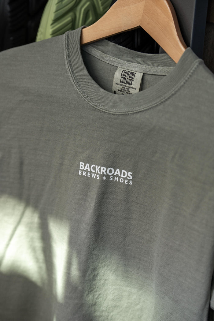 Unisex BackRoads Word Logo Long Sleeve Tee