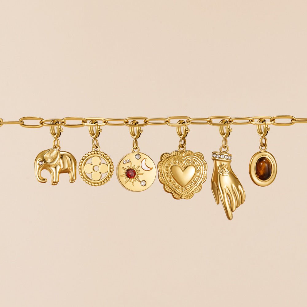 Victoria Gold Hand Charm
