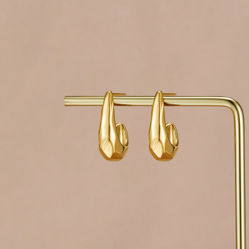 Vienna Gold Dome Earrings