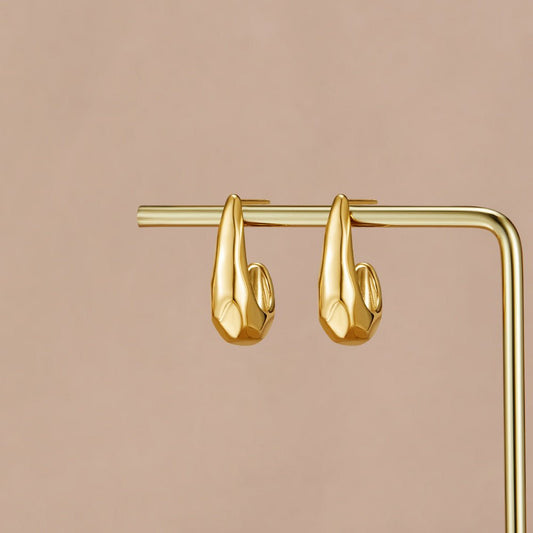 Vienna Gold Dome Earrings