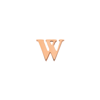 Made Mine Charms - Didot Initial Charm (Rose Gold)