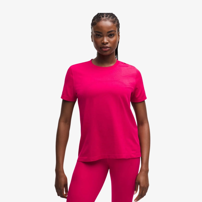 Women's Swiftly Relaxed Short-Sleeve Shirt Hip Length