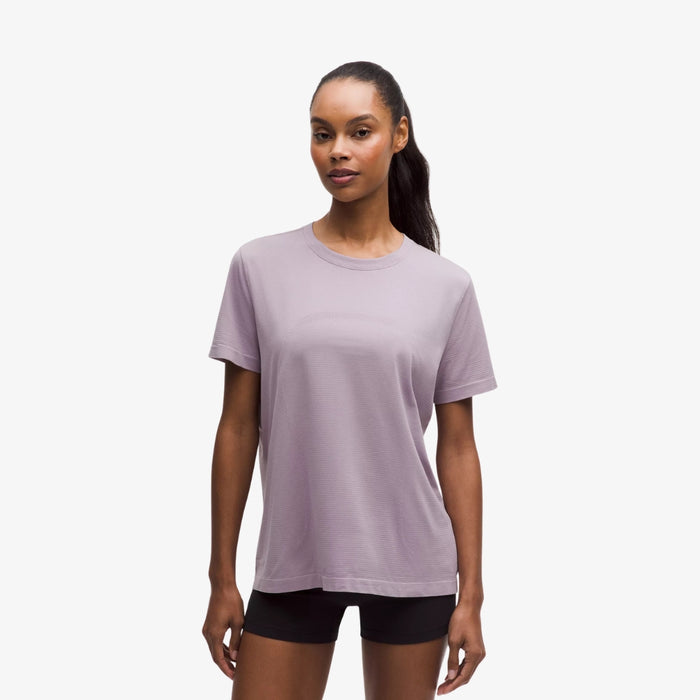 Women's Swiftly Relaxed Short-Sleeve Shirt Hip Length