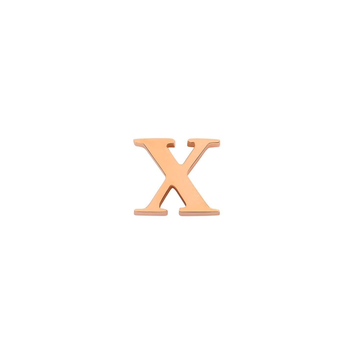 Made Mine Charms - Didot Initial Charm (Rose Gold)