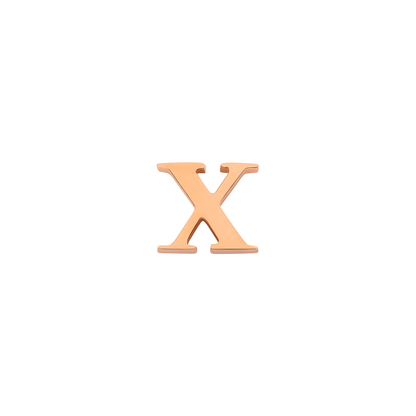 Made Mine Charms - Didot Initial Charm (Rose Gold)