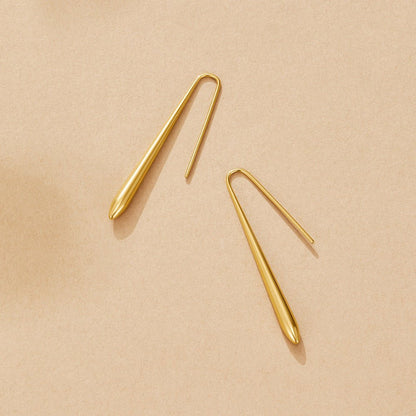 Zia Gold Drop Earrings